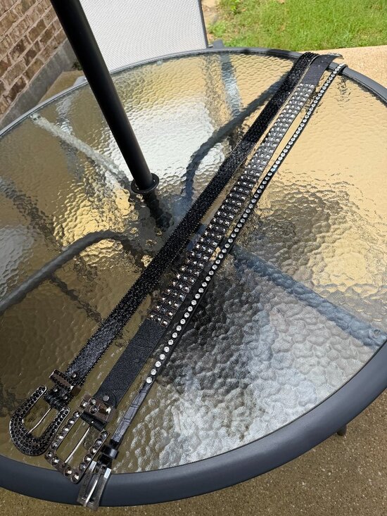 Accessories - 3 BLING BELTS!  Size XL Women's